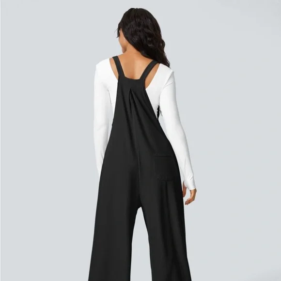 Black Halara Women's Jumpsuit That's SOLDOUT ONLINE - Picture 2 of 3